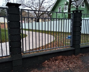 Заборы из наборных блоков Заборы из наборных блоков