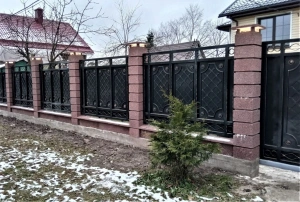 Заборы из наборных блоков Заборы из наборных блоков